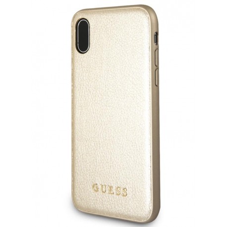 Guess IriDescent TPU Púzdro Gold pre iPhone X/Xs