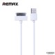 REMAX iPhone 4 Light 1M kábel - Biele