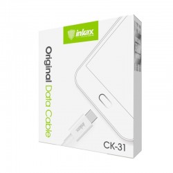 INKAX CK-31 USB Type-C 1M Dátový kábel - Biele