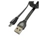 INKAX CK-15 Micro USB 1M Dátový kábel - čierne