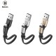 Baseus 2in1 Lightning+Micro USB 1.2M Dátový kábel - čierne