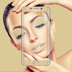 Samsung S7 Edge 0.3mm T 9H 3D ochranné sklo - zlaté