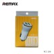 REMAX RCC206 2xUSB/2.4A Dolfin Nabíjačka do auta - Zlatá