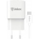 INKAX CD-27 2xUSB 2.1A Sieťová nabíjačka + USB Tyípe-C 1M dátový kábel - Biele