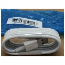 Apple iPhone 5/6/7 Foxconn Lightning Originálny MFI 1M Kábel - Biele