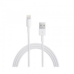 Apple iPhone 5/6/7 Foxconn Lightning Originálny MFI 2M Kábel - Biele
