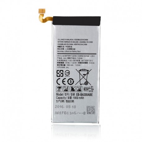 Samsung EB-BA300ABE 1900 mAh Originálny Swap Batéria - A3/A300