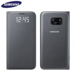 Samsung EF-NG930/S7 Led View Cover - Čierny