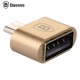 Baseus OTG/Micro USB redukcia - Zlaté