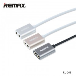 REMAX RL-20S Share 3.5 Jack Rozbočovací Adapter - Grafit