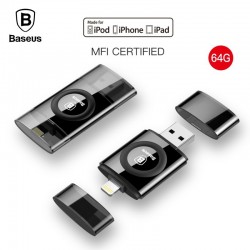 Baseus X1 Apple 64GB MFI Flash Drive - Čierny