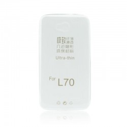 LG K8/K350 ochranná guma Ultra Slim - Transparentné