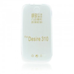 HTC Desire 310 Gumené puzdro Ultra Slim - Transparentné