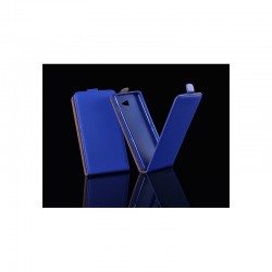 Apple iPhone 7 Flip flexi kožené puzdro - Modrý