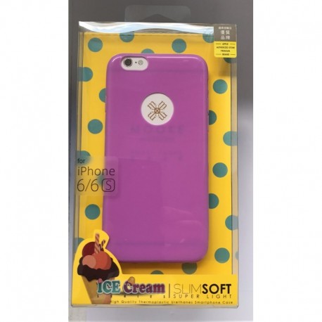 Apple iPhone 6/6s Mooke Ice Cream TPU - Fialové